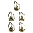 thumbnail image 3 of VONKY Dragon Fengshui Bell Good Luck Bless Home Decor Desk for Elephant 7x7x12cm 5Set, 3 of 6