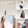 thumbnail image 5 of for iPhone 13 Pro Case Clear Magnetic Compatible with Magsafe, Thin Slim Transparent Non Yellowing, Hybird Soft Silicone Bumper & Hard Plastic Protective Cover for Women, Beige Stone, 5 of 13