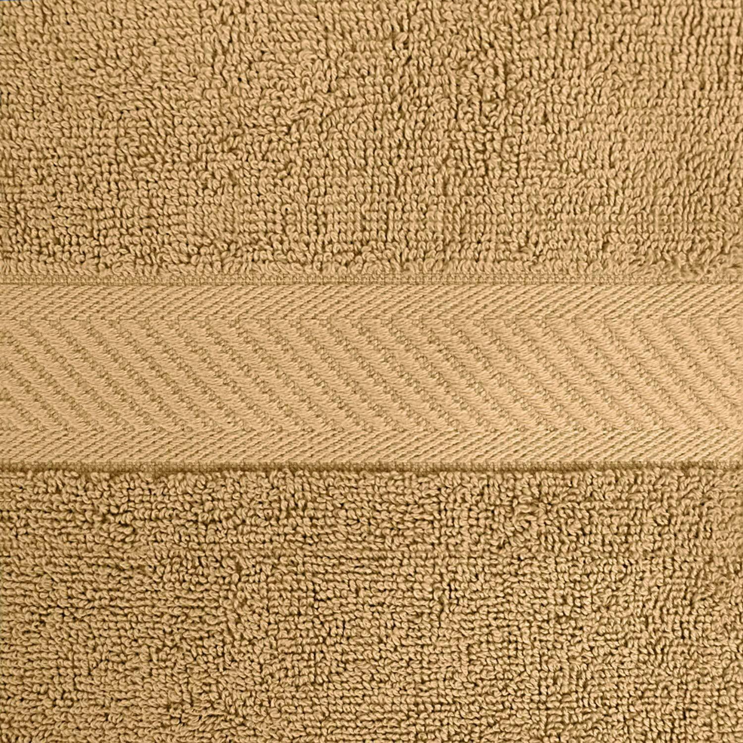 Pack 6 Cotton Bath Towels 22x44 Inch Super Absorbent  For Pool Spa