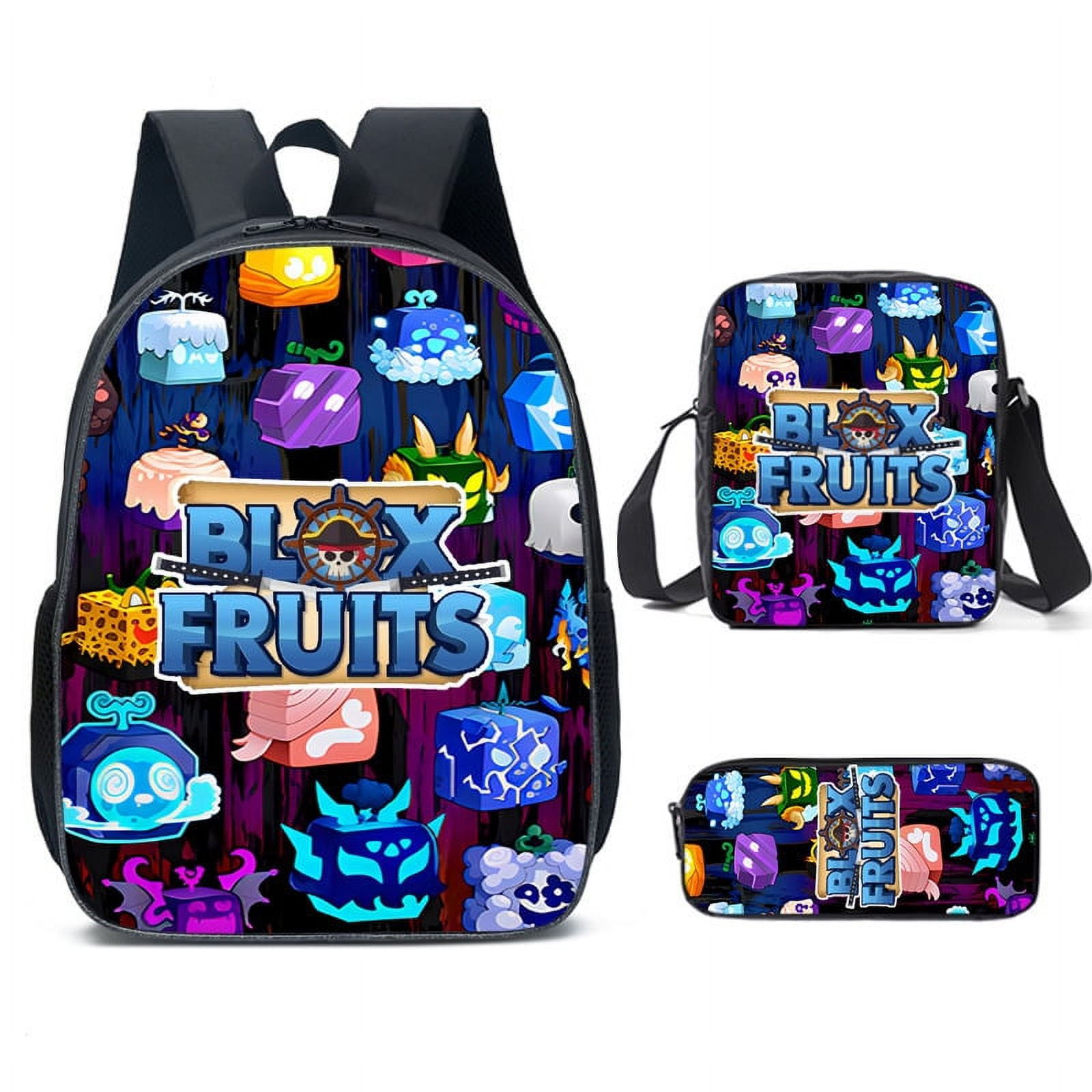 ROBLOX Blox Fruits Cartable pour les Eleves du Primaire et du Secondaire Garcon Fille Sac a Dos Sac a Dos Sac a Dos Youyoupin Walmart