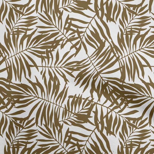 oneOone Polyester Spandex Dark Olive Green Fabric Leaf Craft Projects Decor Fabric Printed By The Yard 56 Inch Wide