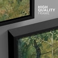 thumbnail image 4 of PixonSign Framed Canvas Print Wall Art Set Emerald Green Tree Forest Nature Wilderness Fine Art Illustrations Decorative Multicolor Landscape Rustic Country/Farmhouse for Bedroom - 24"x36"x3 Black, 4 of 5