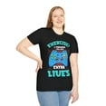 thumbnail image 5 of Funny Exercise I Thought You Said Extra Lives Gaming Gamer Unisex T-Shirt, 5 of 6