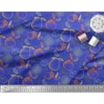 thumbnail image 3 of Soimoi Blue Cotton Duck Fabric Mix Fruits Decor Fabric Printed Yard 42 Inch Wide, 3 of 3