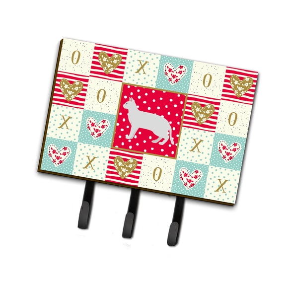 Russian White Black #2 Cat Love Leash or Key Holder