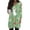 Green, variant on Easter Blouses for Women Casual 3/4 Length Sleeve Easter Egg Tops V Neck Tunic Tee Party Blouse with Pocket,Brown(XXL)