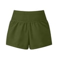 thumbnail image 5 of Miqool Maternity Shorts with Pockets Over The Belly Drawstring Casual Pregnancy Shorts for Athletic Yoga Workout, 5 of 9