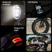Set of 2 Electric Bike for Adults 20”, 1500W E-Mountain Bike 48V 15.6AH UL2849