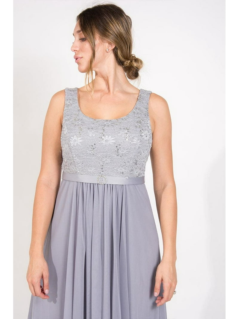 elegant affair beaded maxi dress Patterned Beaded Appliqué V-Neck Long Dress