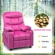 thumbnail image 4 of Sillón reclinable para niños COSTWAY, más grande y ajustable, color rosa, 4 of 9