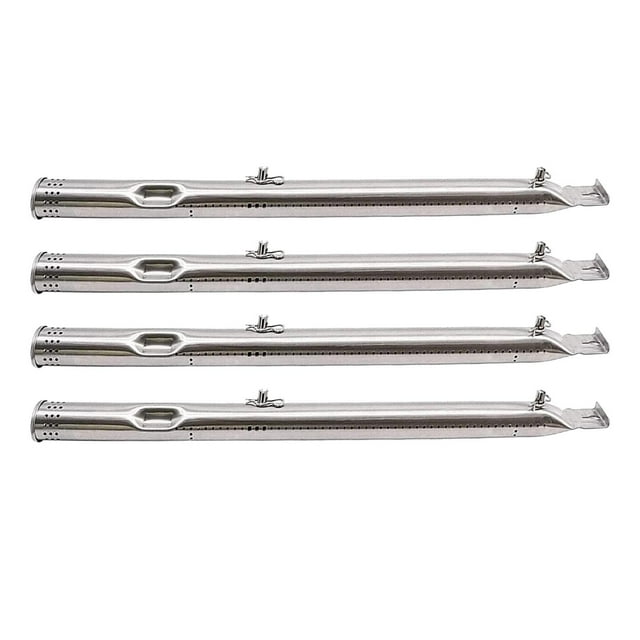 koolsoo BBQ Tube Burner 4 Pack Accessory Gas Grill Burner for Travel Cooking Kitchen