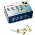 thumbnail image 2 of (2 pack) OfficeMate Brass Plated Round Head Fasteners, Brass Material, Paper Fastener, 100 Count, 2 of 2