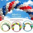 thumbnail image 4 of 50/100 Uds Kit de arco de globo conectores de soporte Clip anillo hebilla decoración de cumpleaños de boda, 4 of 5