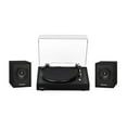 thumbnail image 1 of Electrohome Montrose, Upgradable Vinyl Record Player with Huntley, Powered Bluetooth Bookshelf Speakers, 3" Driver, for Warm Natural Sound, Black, 1 of 8