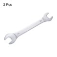 thumbnail image 4 of Uxcell Thin Open End Wrench, 10mm x 11mm Metric Mirror-Chrome Plated High Carbon Steel, 2 Pack, 4 of 5