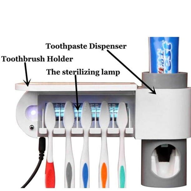 Dental UV Toothbrush Sanitizer Sterilizer Cleaner Storage Holder