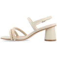 thumbnail image 3 of Journee Womens Lornnah Beaded Strap Heeled Dress Sandals, 3 of 10