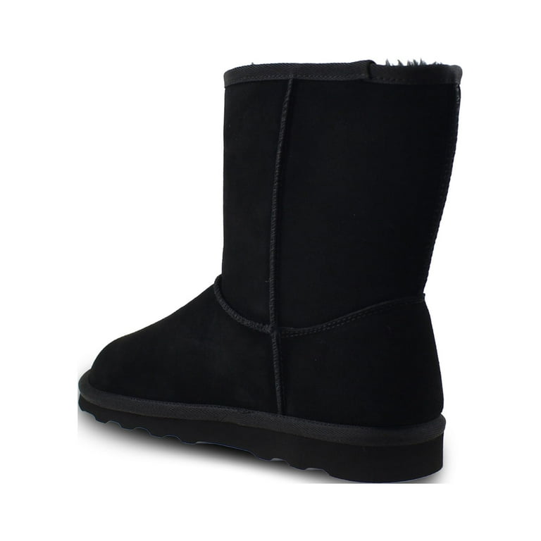 Walmart black hot sale suede boots