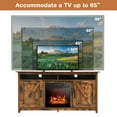 thumbnail image 6 of Gymax 60'' Industrial Fireplace TV Stand W/ 18'' 1400W Electric Fireplace, 6 of 10