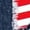 Blue-4, variant on Distressed Jean Shorts for Women High Waist American Flag Button Fly Raw Hem Denim Shorts Trendy Casual Jorts with Pockets