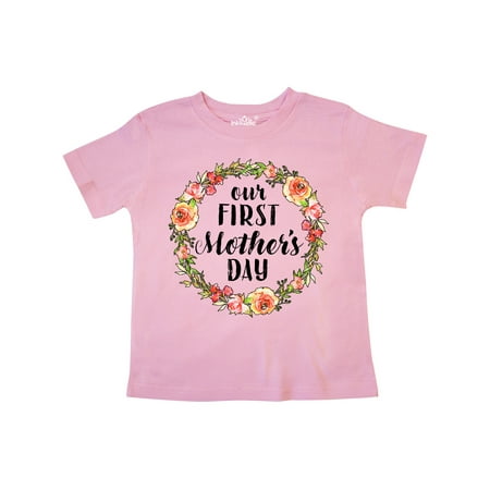 

Inktastic Our First Mother s Day- flowers Gift Toddler Boy or Toddler Girl T-Shirt
