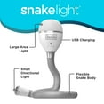 thumbnail image 4 of BLACK+DECKER Snake Light, Use for Book Light, Desk Light, and Work Light, 2 Settings, Flexible and Rechargeable (BDCFSL01), 4 of 4