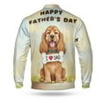 thumbnail image 2 of Cute Cocker Spaniel Loves Dad Happy Father's Day All Over Print 3D Baseball Jacket Cockers Dog Lover Gifts Bomber Jacket Softball - 12008, 2 of 6