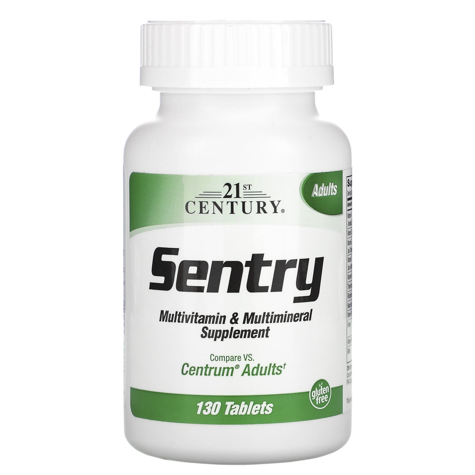 21st Century Sentry, Adults Multivitamin & Multimineral Supplement, 130