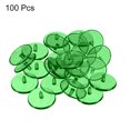thumbnail image 3 of Uxcell 24mm Round Transparent Plastic Golf Ball Markers for Flat Position Mark Green 100 Pack, 3 of 5
