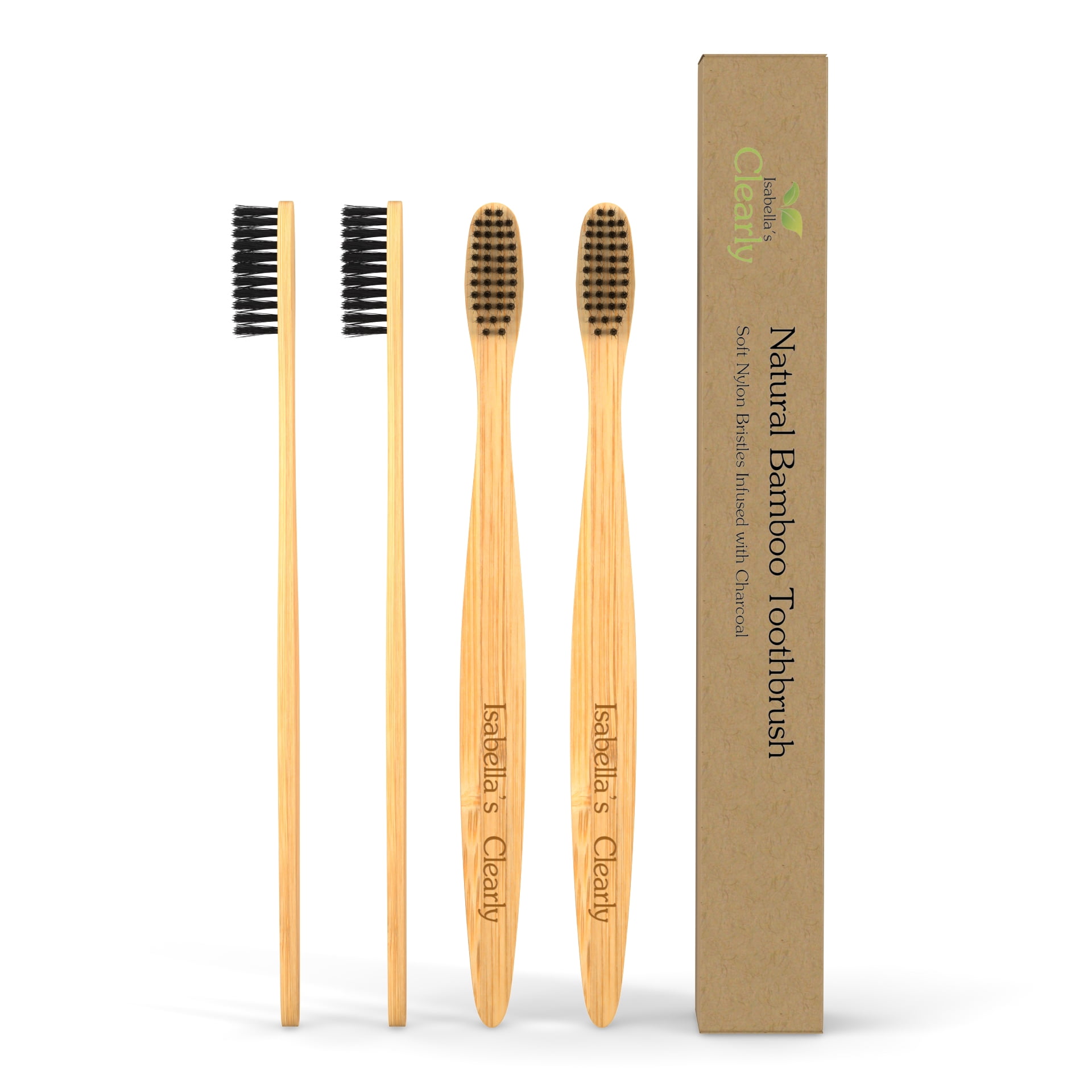 Colgate, Charcoal Bamboo Adult Toothbrush, NBK150, Eco Friendly Soft -  Walmart.com