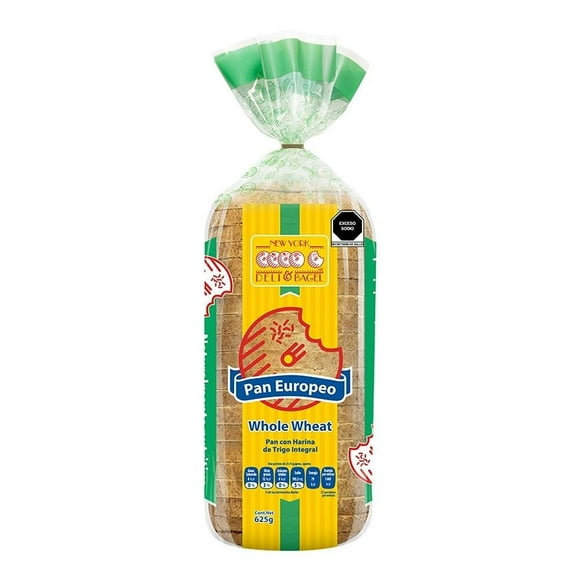 Pan europeo New York Deli & Bagel con harina de trigo integral 625 g