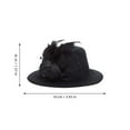 thumbnail image 2 of PTOOTP Adjustable Comfortable Decorative Bowler Hat for Cats and Dogs Stylish Pet Accessory, 2 of 8