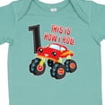 thumbnail image 4 of Inktastic Monster Truck How I Roll 1st Birthday Boys Baby Bodysuit, 4 of 5