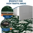thumbnail image 5 of 4x6 Christmas Area Rug - Washable Low Pile Indoor Carpet with Non-Slip Backing, Indoor Printed Holiday Rug for Entryway Kitchen Bedroom, 5 of 6
