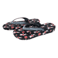 thumbnail image 2 of Betty Boop Adult Women Flip Flop Sandal Thong Slide Wedge (Size 7 Black Pose Wedge), 2 of 4