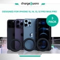 thumbnail image 3 of Soportes Magnéticos de Pared CHARGEWORX Paquete de 3 Compatibles con MagSafe e Impermeables, 3 of 9