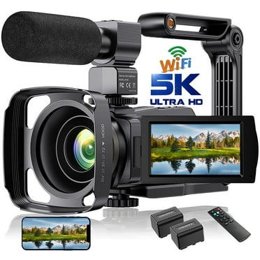 5K Video Camera 48MP UHD Wifi Camcorder IR Night Vision 16X Digital Zoom Vlog Cameras for YouTube