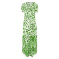 thumbnail image 4 of Robes Maxi d'Été pour Femmes Manches Courtes Col Rond Décontracté Coupe Ample Longue Robe de Plage T-Shirts Robe avec Poches, 4 of 5