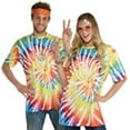 thumbnail image 2 of Multicolor 60's Tie Dye Shirt - 1 Pc., 2 of 2