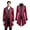 Red, variant on Men Medieval Steampunk Jacket Gothic Victorian Tailcoat Renaissance Frock Coat,Black(XL)