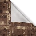 thumbnail image 3 of Ambesonne Coffee Valance & Curtain, Cafeteria Typography, 55"x36", Brown Beige, 3 of 7