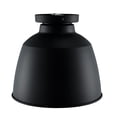 thumbnail image 4 of SEI Furniture Averni Industrial Metal Dome Flush Mount in Black, 4 of 5