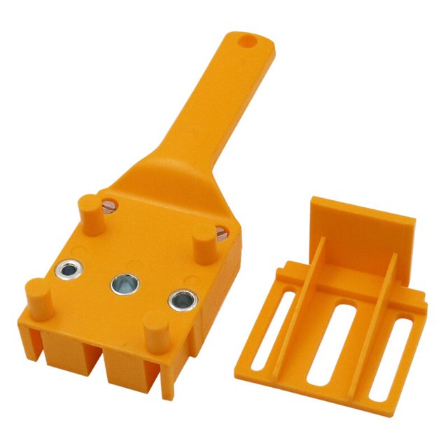 Plantilla de espiga para carpintería, 6, 8 y 10mm, brocas de perforación para madera, pasador, herramientas de sierra de agujero, guía de taladro de mano con manga de Metal