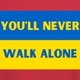 thumbnail image 3 of CafePress - You'Ll Never Walk Alone Pro Ukraine T Shirt - Men's Classic Graphic Cotton T-Shirt, 3 of 4