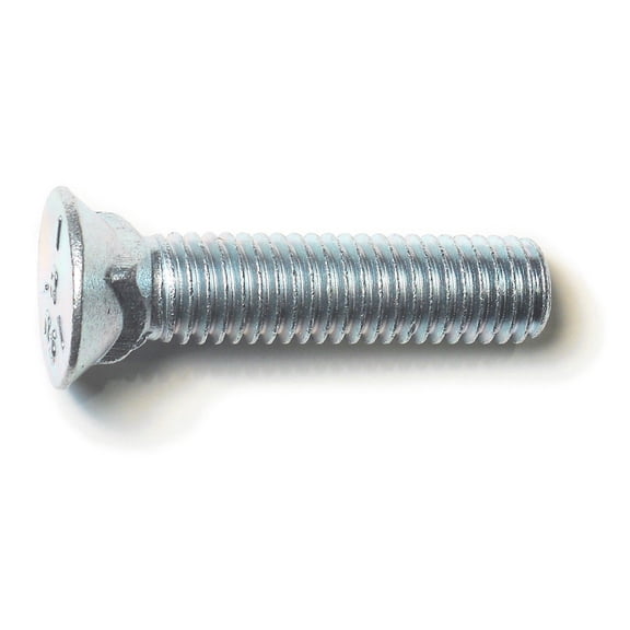 1/2"-13 x 2-1/4" Zinc Plated Grade 5 Repair Head Plow Bolts (82 pcs)
