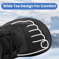 thumbnail image 5 of Fadezar Kids Snow Boots Boys Girls Lightweight Winter Boots Warm Barefoot Shoes for Toddler Kid, 5 of 6