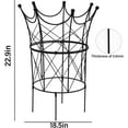 thumbnail image 3 of Large Obelisk Trellis for Plant Supports 18.5in x 22.9in - Durable Metal Garden Support Cage for Peonies, Ideal for Indoor & Outdoor Use, Elegant Design, Easy to Install, 3 of 8