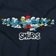 thumbnail image 2 of Smurfs Retro 80s Cartoon Characters Unisex Plus Size Hoodie Brisco Brands 4X, 2 of 4