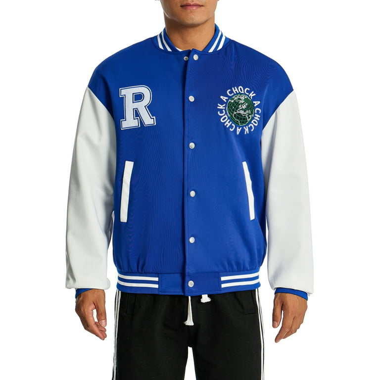 Continentaal leerling Bezwaar AMILIEe Men Varsity Jackets Long Sleeve Slim Fit College Baseball Bomber  Coat Outwear - Walmart.com