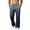 Blue, variant on Horizontal Striped Wide Leg Lounge Pants Uniform Line Stripe Pattern Elastic Waistband Deep Side Pockets Loose Fit Mens Casual Full Length Trousers Blue S